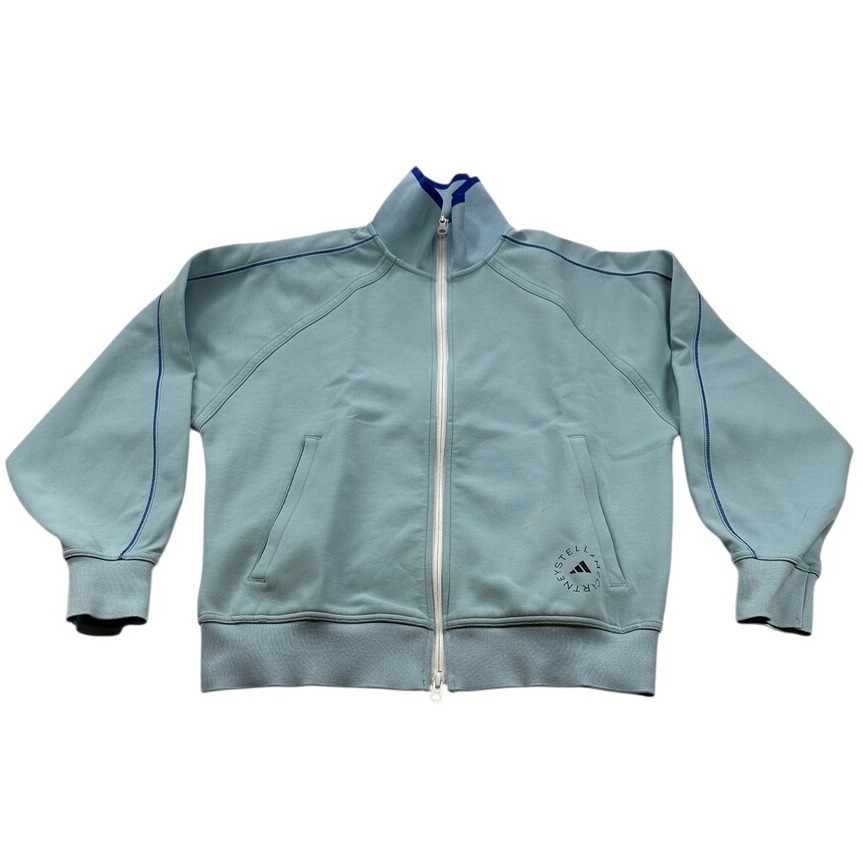Stella Mccartney X Adidas Track Jacket Light Blue Full Zip Sporty Athletic Xs